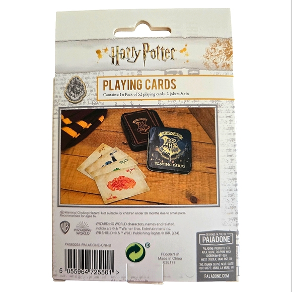 🃏 Harry Potter Playing Cards & Collectable Tin - Picture 2 of 3